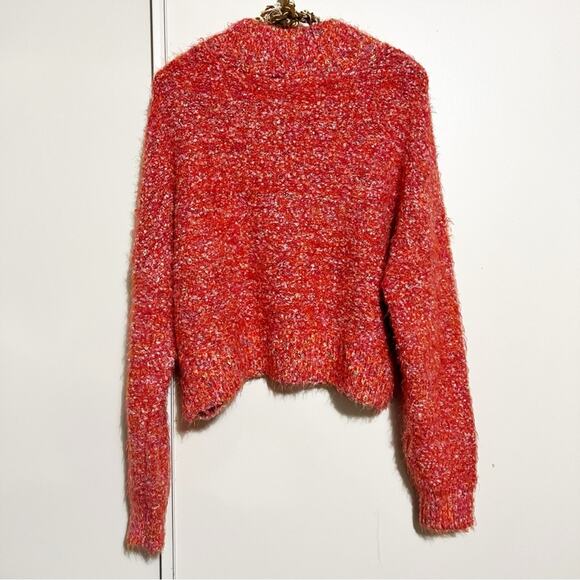 Free People Confetti Eyelash Knit Mock Neck Sweater S - Picture 15 of 15